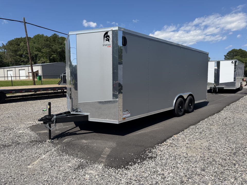 New 2026 Spartan Cargo 8.5x20 Enclosed Trailer, Pro-Series, Preferred Package, 10K GVWR, Polycor, 7' Interior, 4" Tube Cross Members