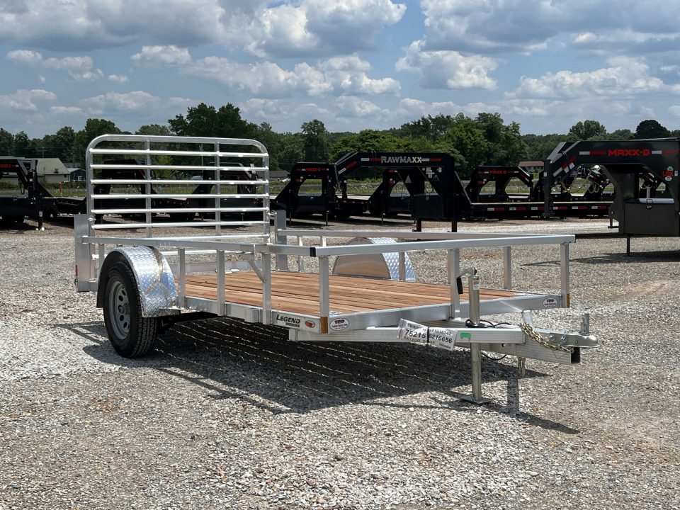 New 2026 Legend 6'X12' 3K Aluminum Utility Trailer