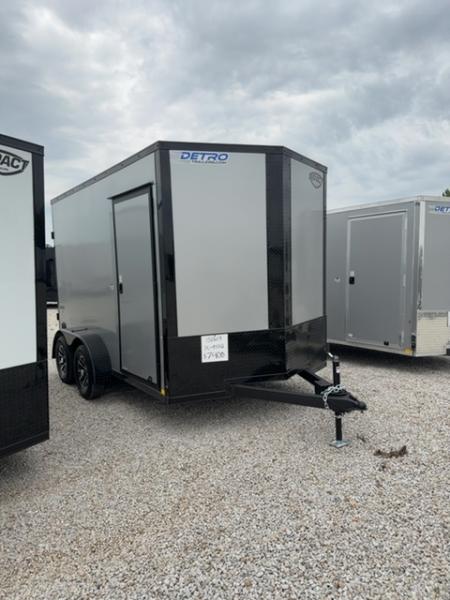 New 2026 Impact Trailers 7 x 12 Quake Flat Top V-Nose 7K Cargo / Enclosed Trailer