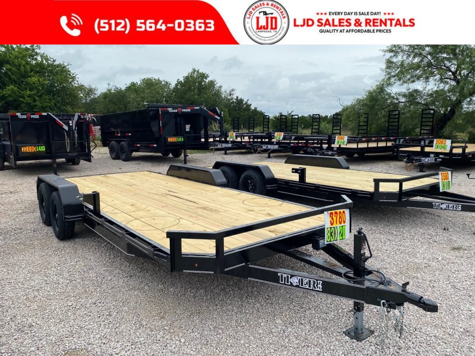 New 2026 Tiger - 83  x 20' - Car Hauler Trailer - SIR - 7K GVWR