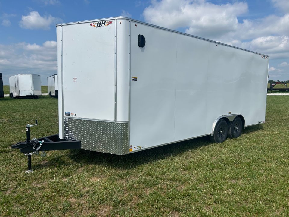 New 2026 H&H 8.5x20 Tandem 10K Cargo w/ Ramp Door & 7' Interior Height