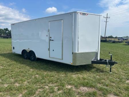 New 2026 H&H 8.5x20 Tandem 10K Cargo w/ Ramp Door & 7' Interior Height