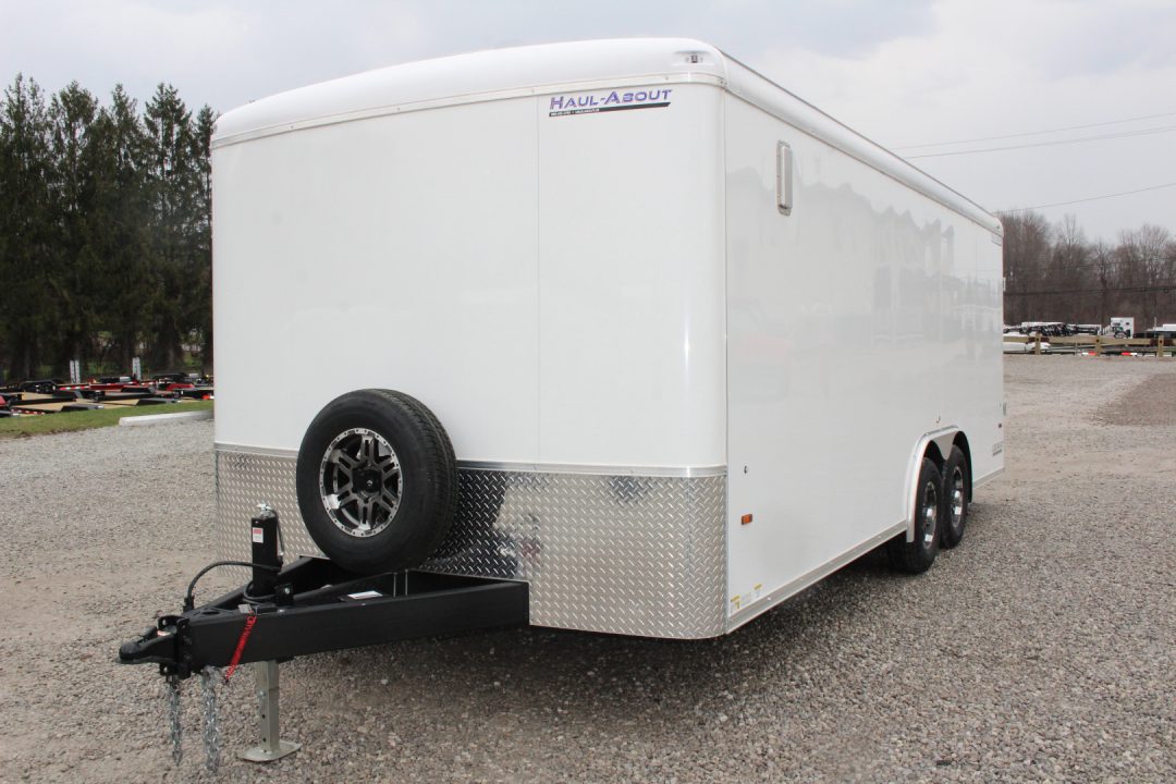 New 2027 Haul About LEOPARD 8.5' x 20' Cargo / Enclosed Trailer - 9990#GVW - RAMP DOOR