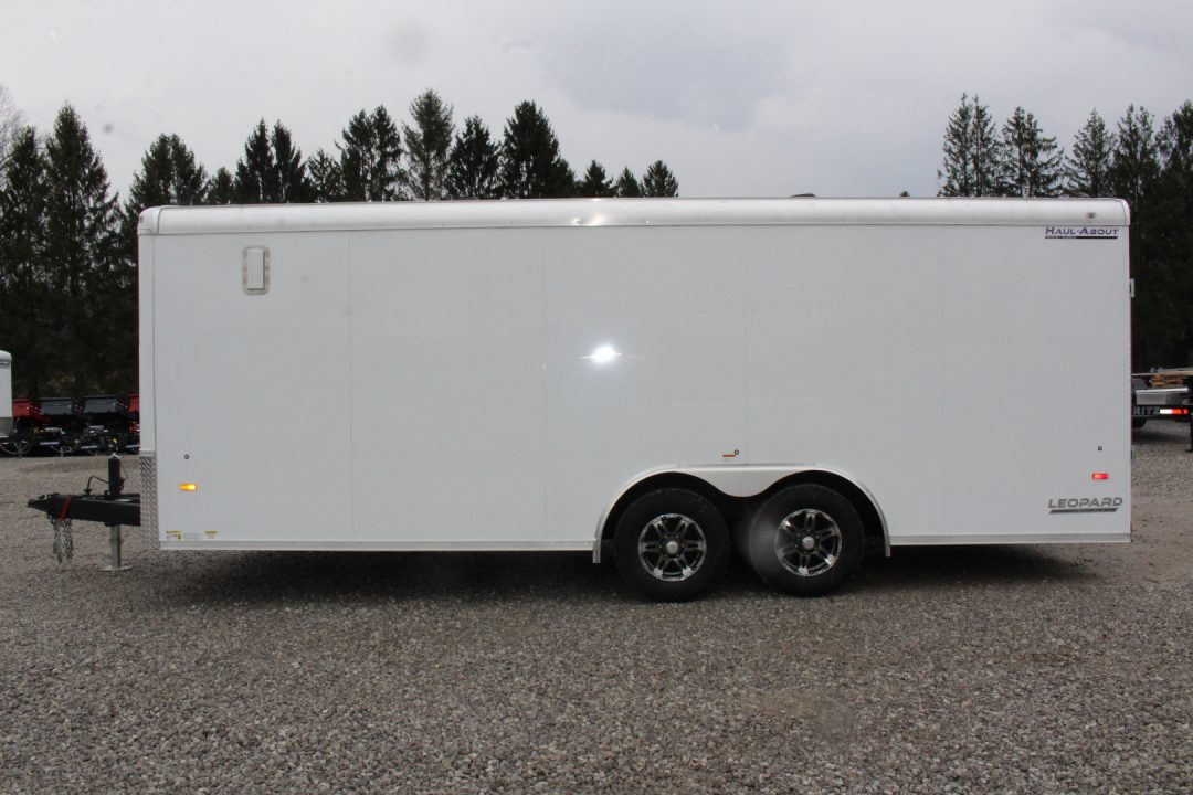 New 2027 Haul About LEOPARD 8.5' x 20' Cargo / Enclosed Trailer - 9990#GVW - RAMP DOOR