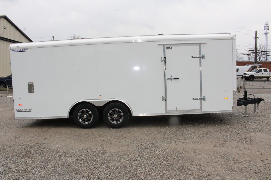 New 2027 Haul About LEOPARD 8.5' x 20' Cargo / Enclosed Trailer - 9990#GVW - RAMP DOOR