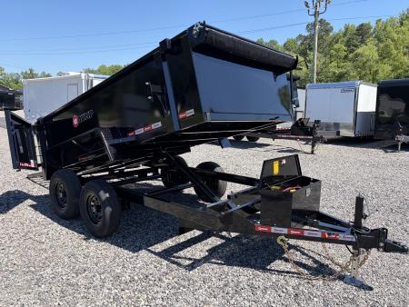 New 2027 U-Dump 6X12 With 31  Sides, Pro-Lite Low-Profile Dump Trailer, 10K GVWR, Tarp & Roller, Slide-Out Ramps
