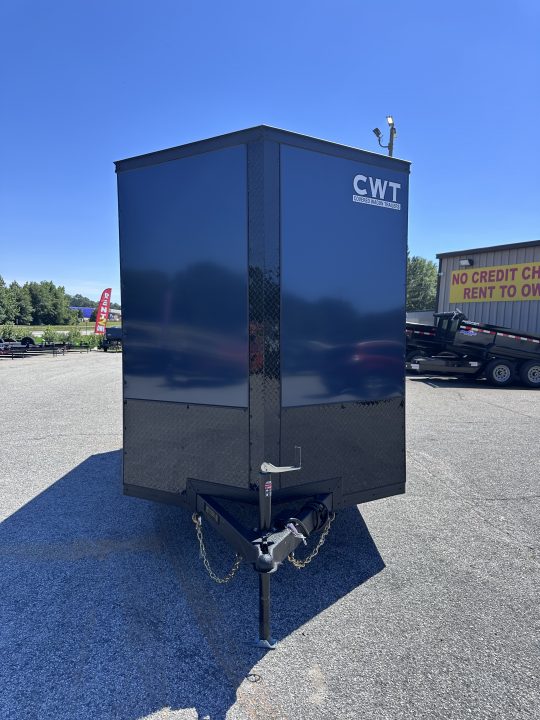New 2026 COVERED WAGON 6X12 TANDEM AXLE ENCLOSED TRAILER WITH BLACKOUT KIT