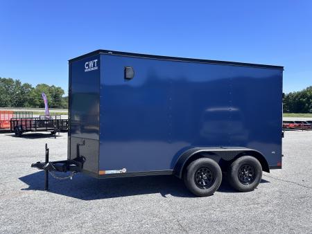 New 2026 COVERED WAGON 6X12 TANDEM AXLE ENCLOSED TRAILER WITH BLACKOUT KIT
