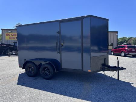 New 2026 COVERED WAGON 6X12 TANDEM AXLE ENCLOSED TRAILER WITH BLACKOUT KIT