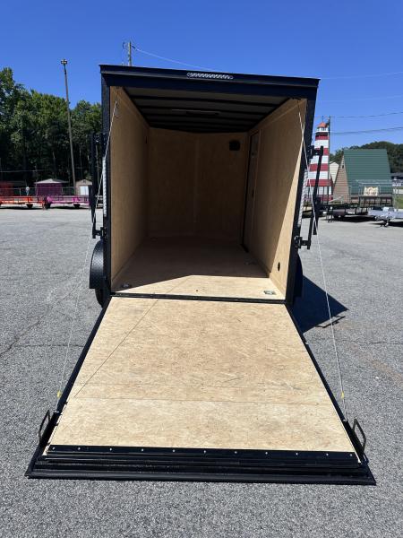 New 2026 COVERED WAGON 6X12 TANDEM AXLE ENCLOSED TRAILER WITH BLACKOUT KIT