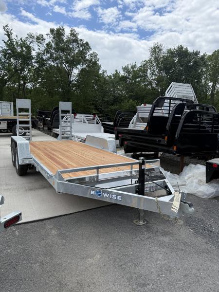 New 2026 BWISE BWISE 82x16' 10K Equipment Trailer - GALVANIZED