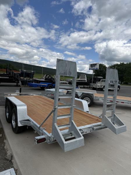 New 2026 BWISE BWISE 82x16' 10K Equipment Trailer - GALVANIZED