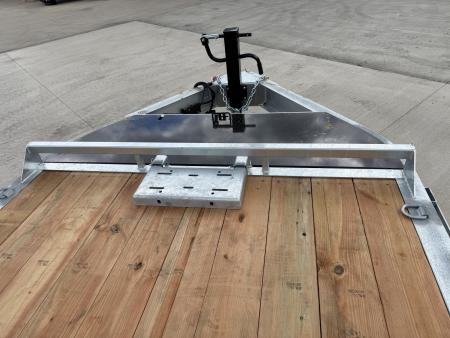 New 2026 BWISE 20' - 14K Equipment Trailer w/ Full Width Ramps - GALVANIZED