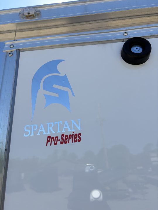 New 2026 Spartan Cargo 8.5x24 Enclosed Trailer, Pro-Series, Preferred Package, Torsion Spread 10K GVWR, Polycor, 7' Interior, 4" Tube Cross Members