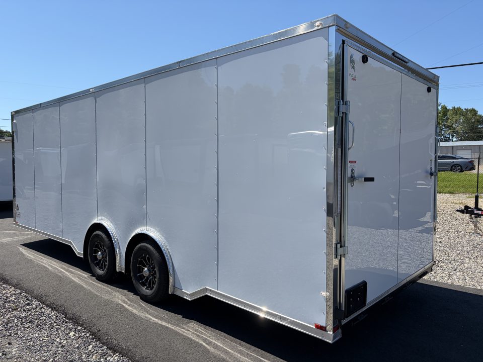 New 2026 Spartan Cargo 8.5x24 Enclosed Trailer, Pro-Series, Preferred Package, Torsion Spread 10K GVWR, Polycor, 7' Interior, 4" Tube Cross Members