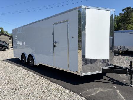 New 2026 Spartan Cargo 8.5x24 Enclosed Trailer, Pro-Series, Preferred Package, Torsion Spread 10K GVWR, Polycor, 7' Interior, 4  Tube Cross Members