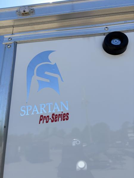 New 2026 Spartan Cargo 8.5x24 Enclosed Trailer, Pro-Series, Preferred Package, Torsion Spread 10K GVWR, Polycor, 7' Interior, 4" Tube Cross Members