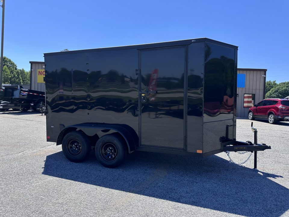 New 2026 COVERED WAGON 6X12 TANDEM AXLE ENCLOSED TRAILER WITH BLACKOUT KIT