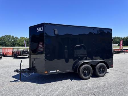 New 2026 COVERED WAGON 6X12 TANDEM AXLE ENCLOSED TRAILER WITH BLACKOUT KIT