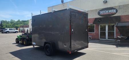 New 6 x 12 LOOK ST DLX Cargo Trailer Blackout Package 3k ** Ladder Racks
