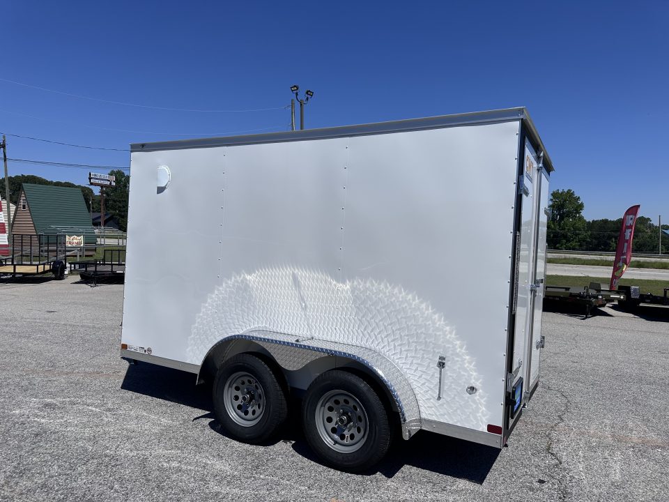 New 2026 COVERED WAGON 6X12 TANDEM AXLE ENCLOSED TRAILER WITH BARN DOORS