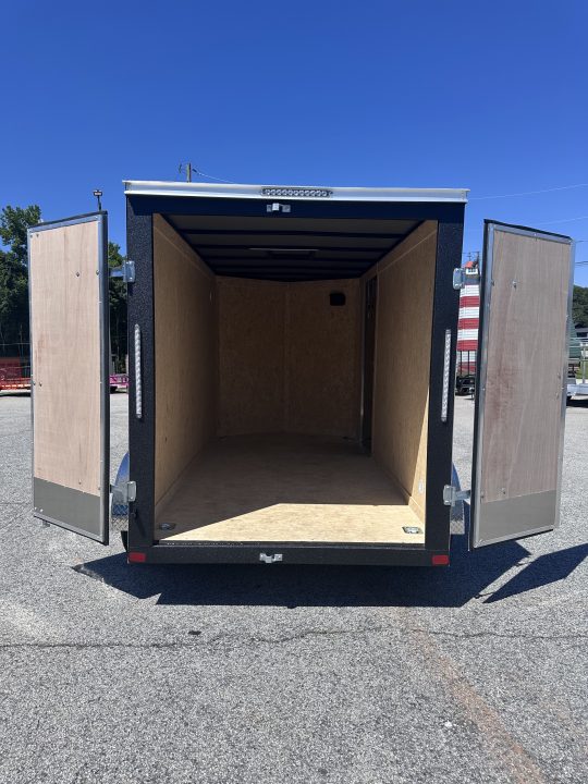 New 2026 COVERED WAGON 6X12 TANDEM AXLE ENCLOSED TRAILER WITH BARN DOORS