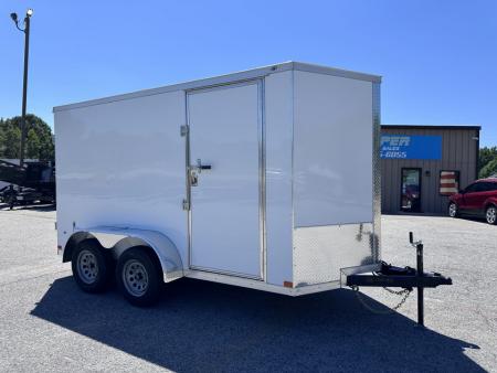 New 2026 COVERED WAGON 6X12 TANDEM AXLE ENCLOSED TRAILER WITH BARN DOORS