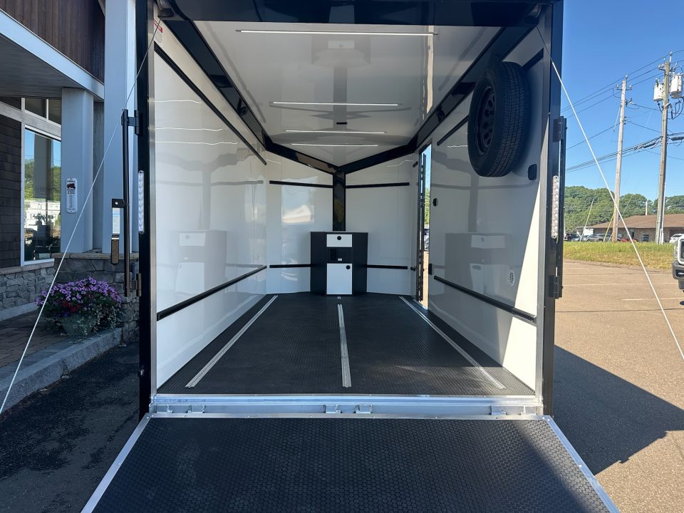 New ATC 7' x 14' + 2' V-Nose Enclosed Cargo Trailer with Ramp Door 7.7K