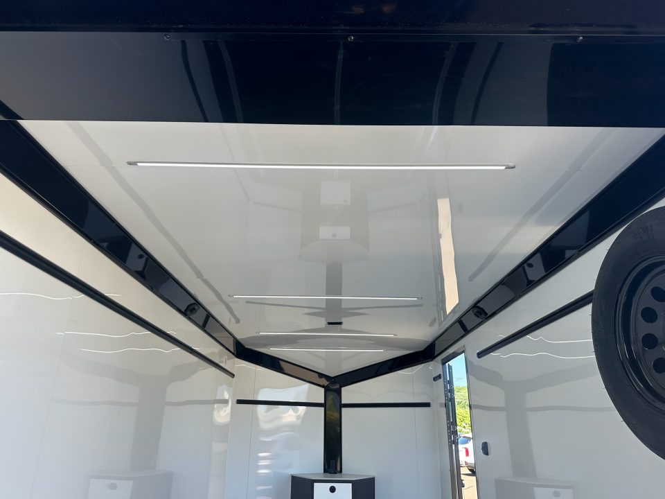 New ATC 7' x 14' + 2' V-Nose Enclosed Cargo Trailer with Ramp Door 7.7K