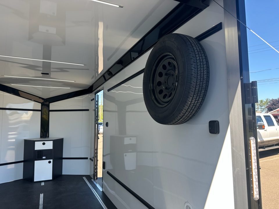 New ATC 7' x 14' + 2' V-Nose Enclosed Cargo Trailer with Ramp Door 7.7K