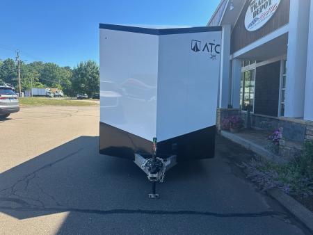 New ATC 7' x 14' + 2' V-Nose Enclosed Cargo Trailer with Ramp Door 7.7K