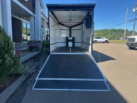 New ATC 7' x 14' + 2' V-Nose Enclosed Cargo Trailer with Ramp Door 7.7K