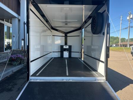 New ATC 7' x 14' + 2' V-Nose Enclosed Cargo Trailer with Ramp Door 7.7K