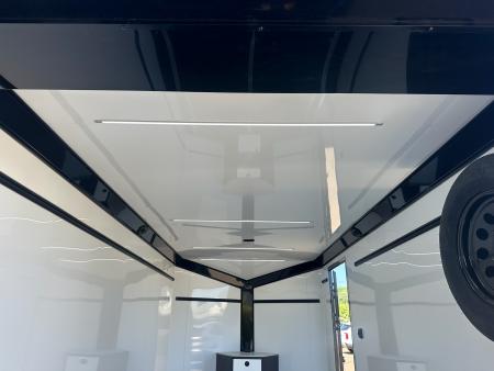 New ATC 7' x 14' + 2' V-Nose Enclosed Cargo Trailer with Ramp Door 7.7K