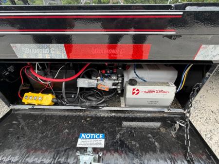 New 2026 Diamond C Trailers 40K FMAX216 12' Hydraulic Dovetail 32'X102" Pacesetter Edition Flatbed Trailer