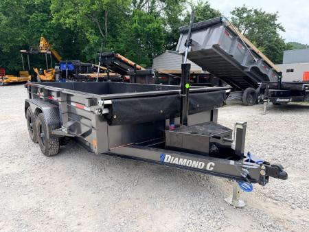 New 2026 Diamond C Trailers 9.9K MDT 206 Package 12'X77" Dump Trailer