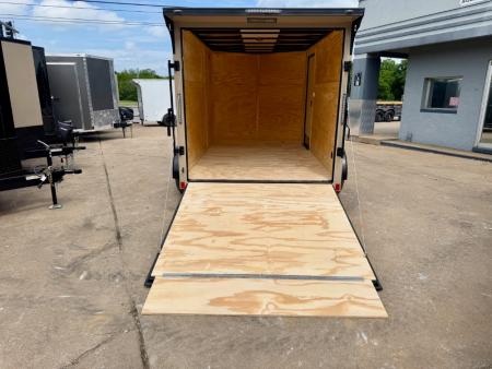 New 2026 Stallion Manufacturing LLC 7' X 12' Tandem Axle Ramp Cargo / Enclosed Trailer