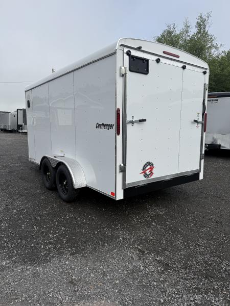 New 2027 Homesteader 7x14 Cargo Trailer - RAMP Door - WHITE
