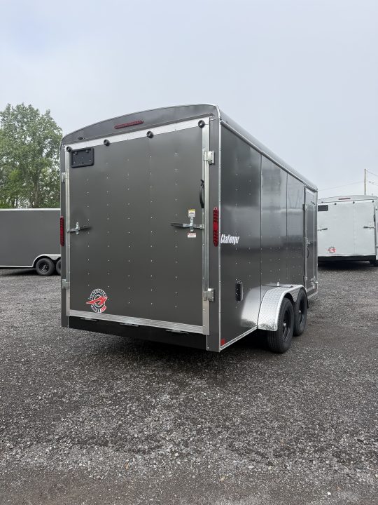 New 2027 Homesteader - 7x16 Ramp Door- GRAY - ADD HEIGHT