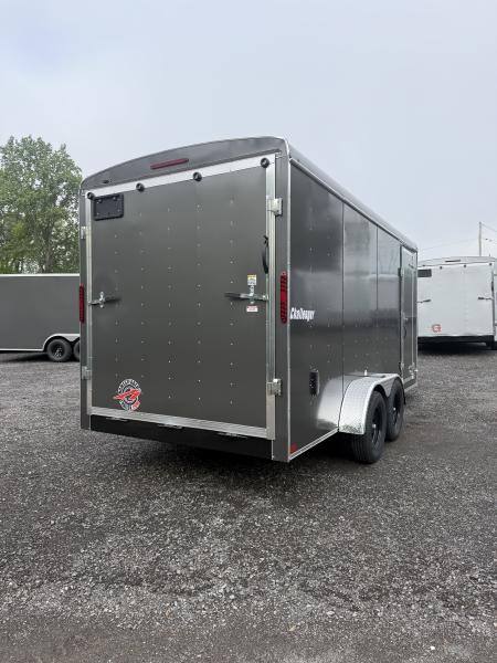 New 2027 Homesteader - 7x16 Ramp Door- GRAY - ADD HEIGHT
