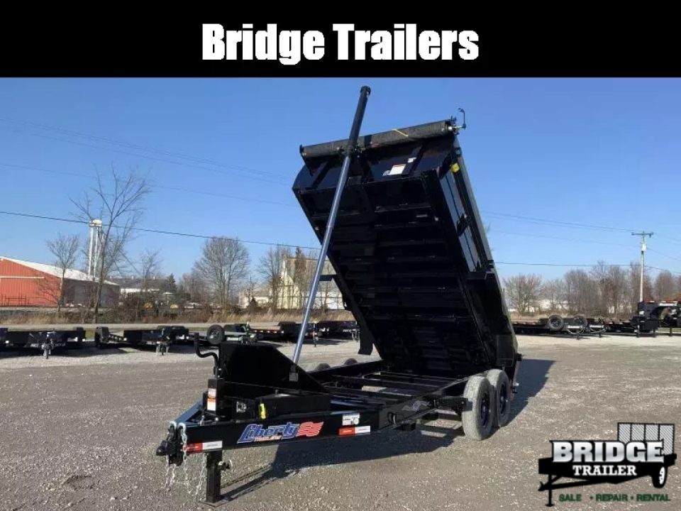 New 2026 Liberty LD14K83X14B8TSFT (83" X 14') 15.4K Telescopic Dump Trailer