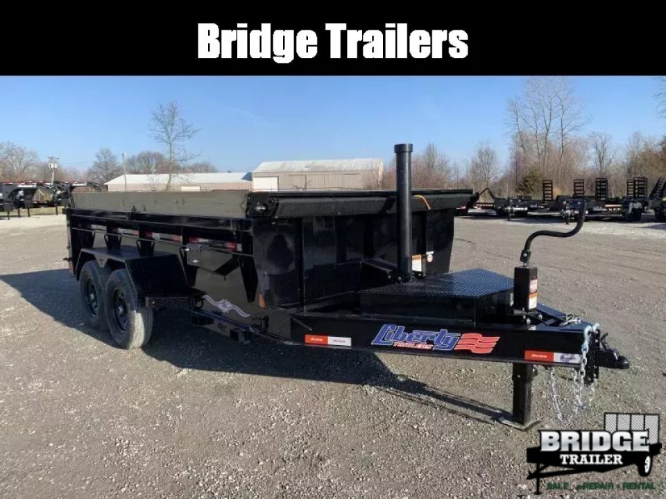 New 2026 Liberty LD14K83X14B8TSFT (83" X 14') 15.4K Telescopic Dump Trailer