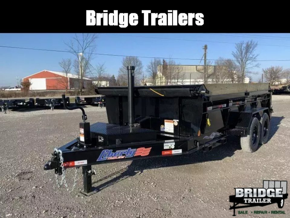 New 2026 Liberty LD14K83X14B8TSFT (83" X 14') 15.4K Telescopic Dump Trailer