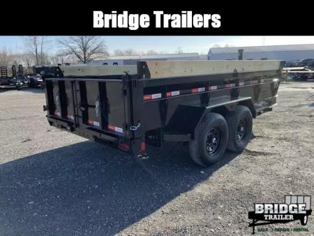 New 2026 Liberty LD14K83X14B8TSFT (83" X 14') 15.4K Telescopic Dump Trailer