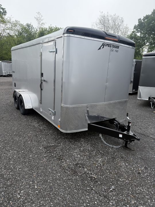 New 2027 Homesteader - 7x16 Ramp Door- SILVER