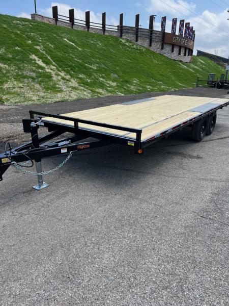 New 2026 Quality Steel and Aluminum 101  x 20' 10K Flatbed Deckover Trailer #262796 Flatbed Trailer