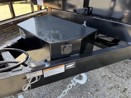 New 2026 Homesteader 6x12 Deckover Dump_9990 GVWR - CURBSIDE DROP SIDE
