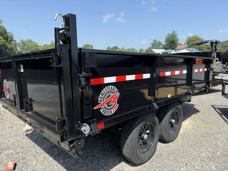 New 2026 Homesteader 6x12 Deckover Dump_9990 GVWR - CURBSIDE DROP SIDE