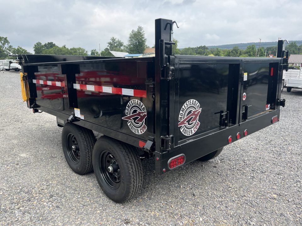 New 2026 Homesteader 6x10 Deckover Dump - 10K - BOTH DROP SIDES - Barn Door Rear