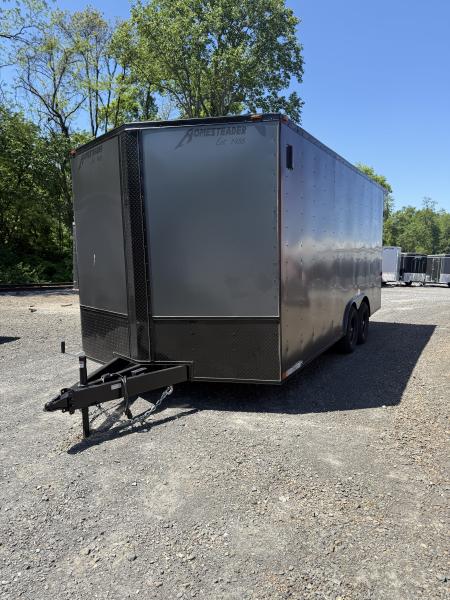 New 2026 Homesteader 8x18 V-Nose - 84  Interior - CHARCOAL - IH MODEL